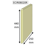 ECIR08020R Parkray Right Side Brick  |  Aspect 8 (NON Eco) 